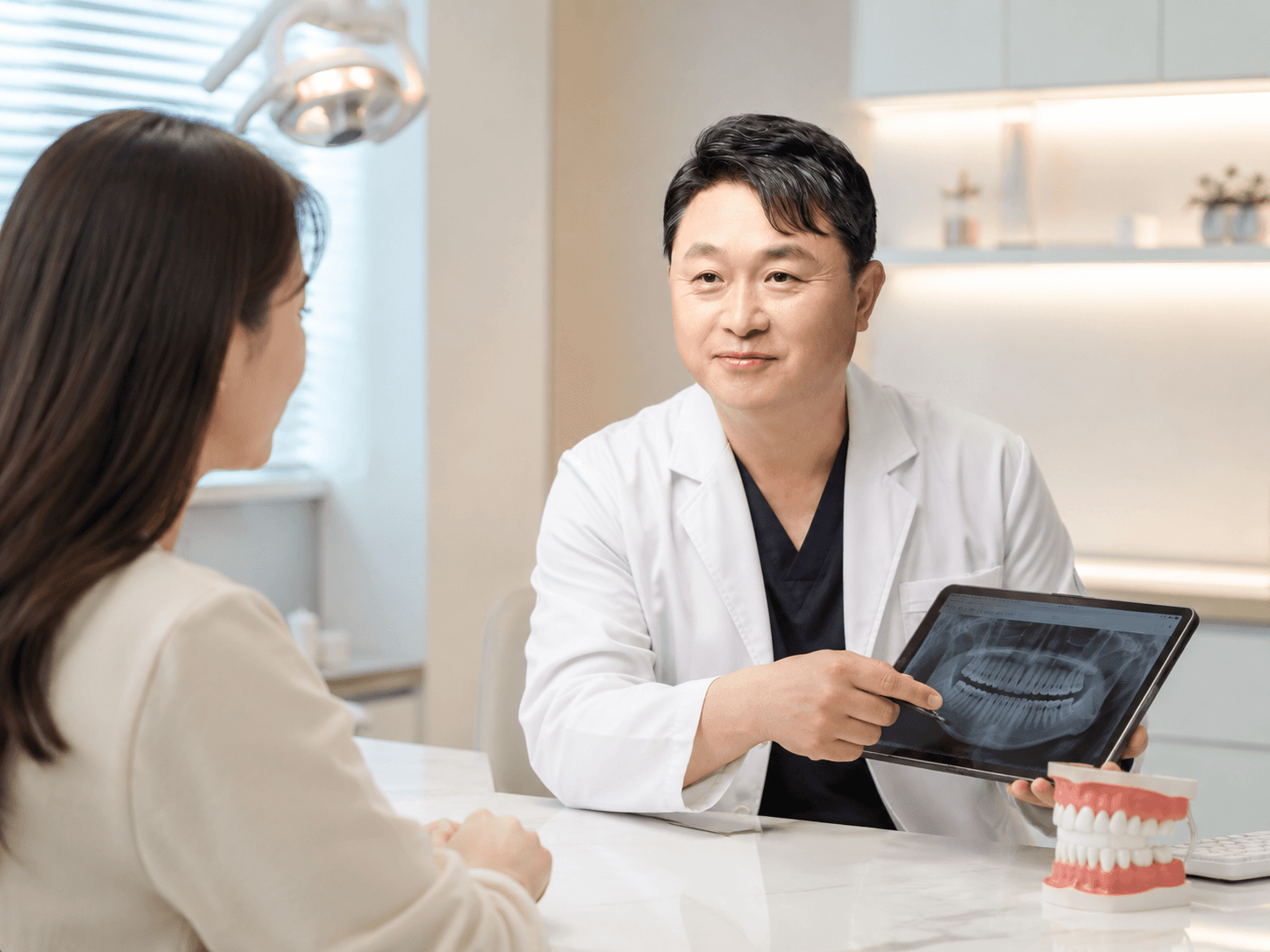 정재형 진료 상담 모습